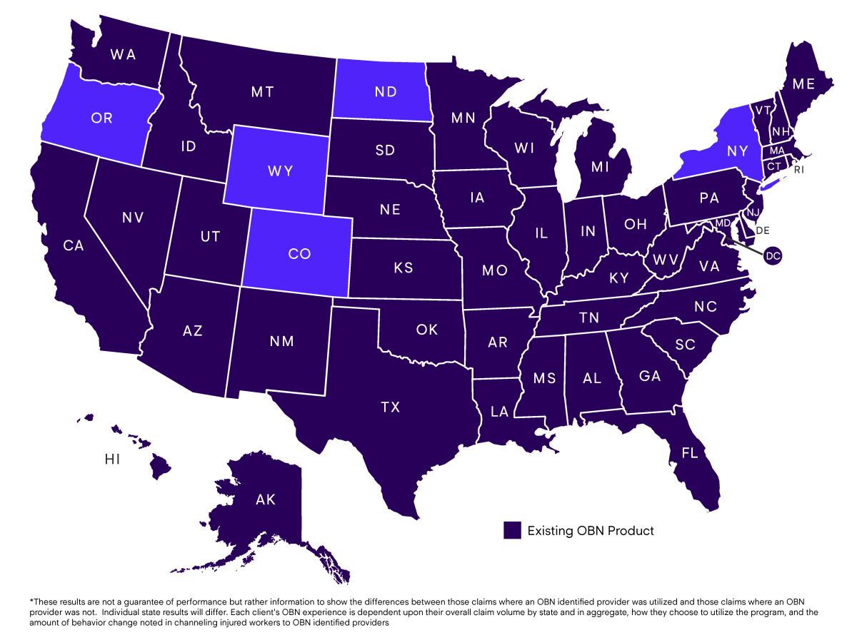 OBN Product Map