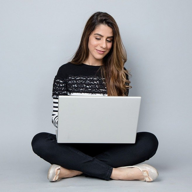 Woman on laptop