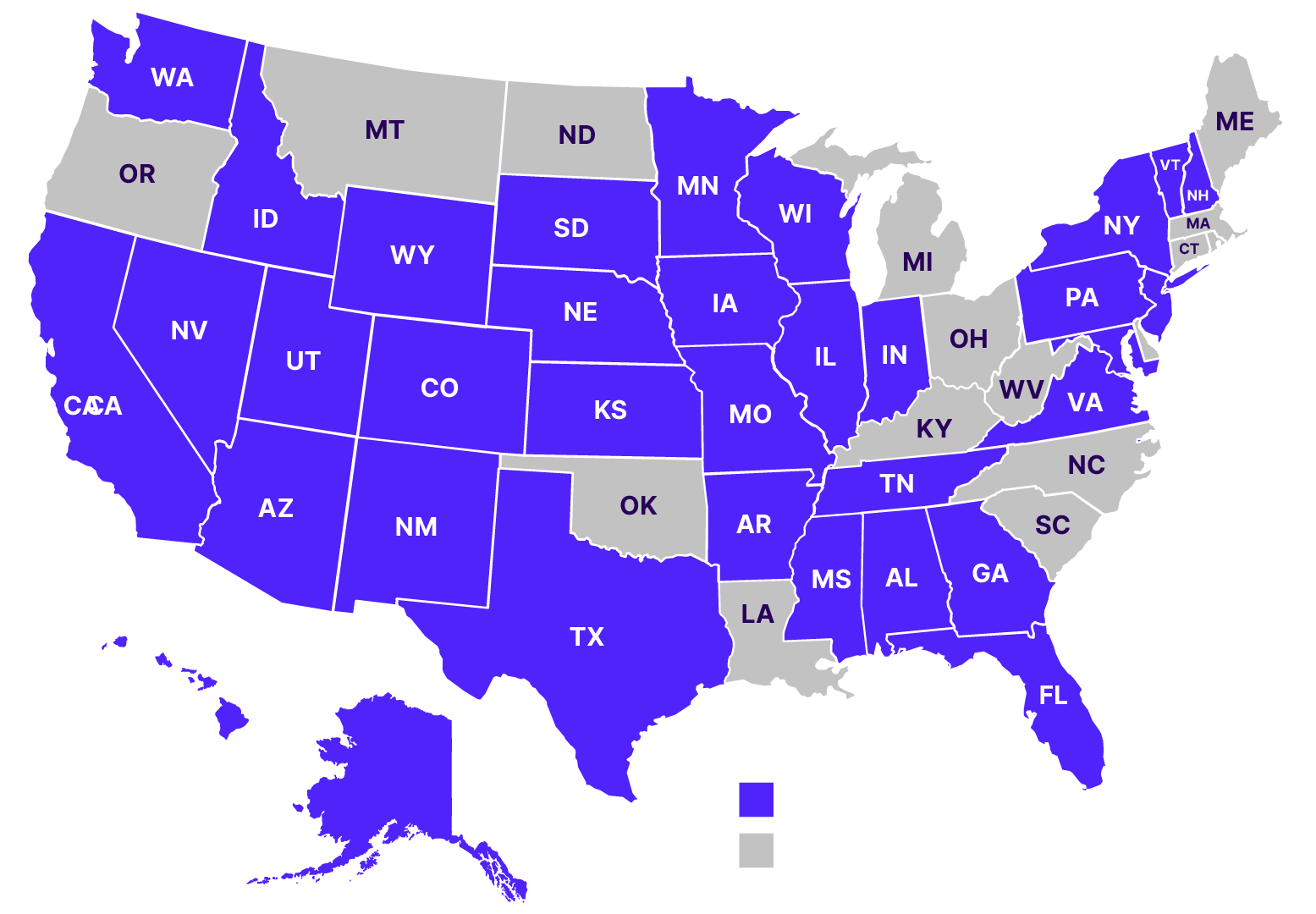 FairPay Flex Coverage by State